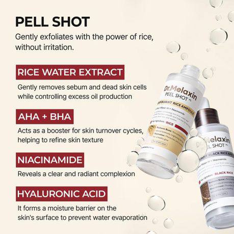 Dr Melaxin Peel Shot – Brighten & Exfoliate (2 x 80ml)