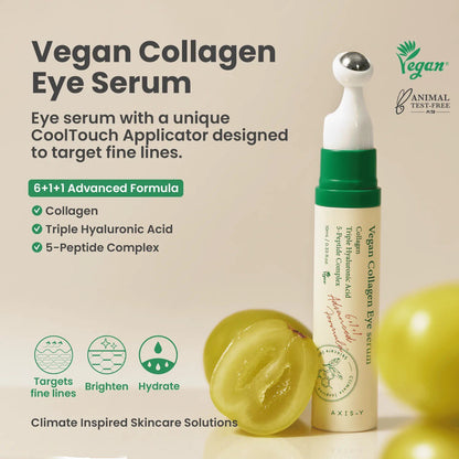Axis Y Vegan Collagen Eye Serum – Brighten, Smooth & Revitalize